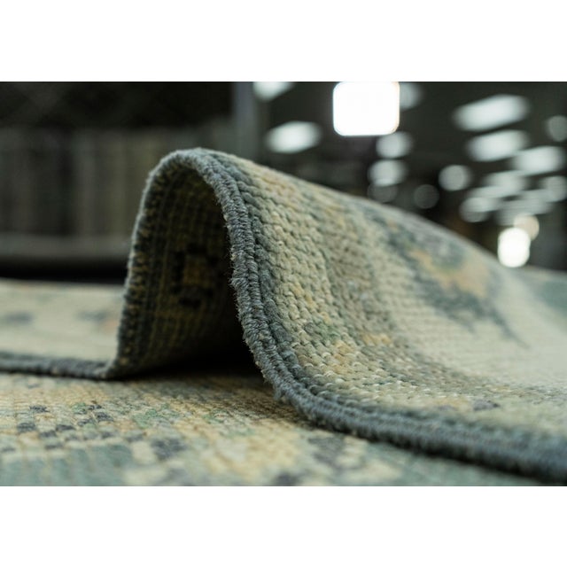 Textile Turkish Oushak Rug 2'10" x 7'9" #19192 For Sale - Image 7 of 8