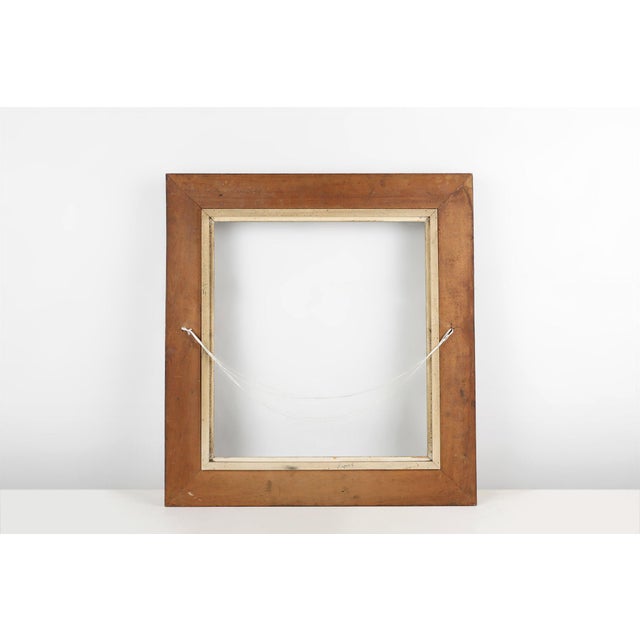 Gilded Wooden Painting Frame, Belgium, 1960s For Sale - Image 10 of 11