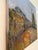Farm in the winter on a warm December day. One-of-a-kind original oil painting on a 24 x 48-inch gallery-wrapped...