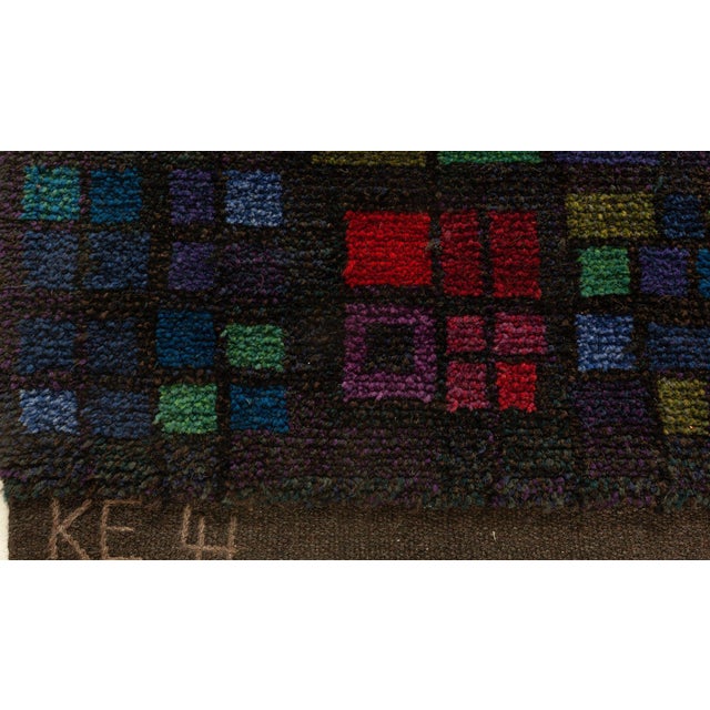 Doris Leslie Blau Vintage Swedish Pile Rug by Kerstin Ekengren For Sale - Image 4 of 11