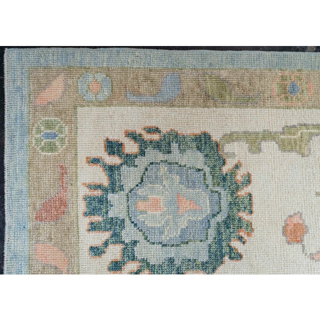 Early 21st Century Turkish Oushak Rug 12'10" x 18'9" #20441 For Sale - Image 5 of 8