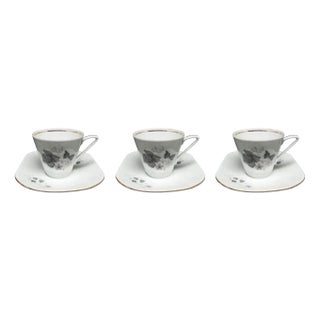Art Deco Cups from Wawel Factory, Poland, 1960s, Set of 3 For Sale