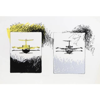 Side Two, Joyce Arons Screenprint, Signed and Numbered in Pencil For Sale