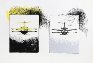Side Two, Joyce Arons Screenprint, Signed and Numbered in Pencil