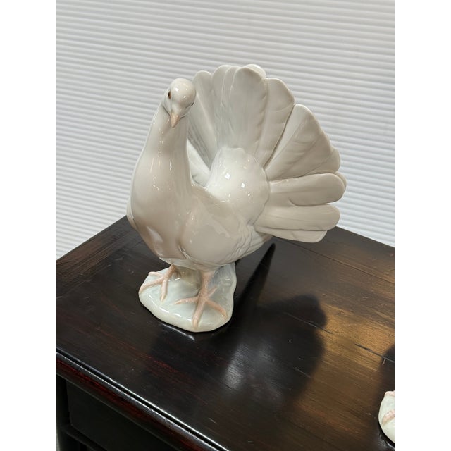 Lladró Paloma Grande Porcelain Figurines, Pair For Sale - Image 12 of 12