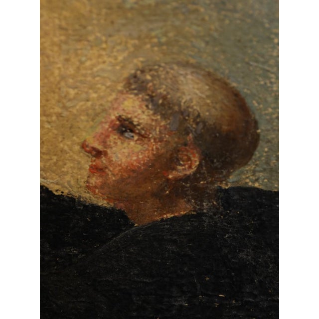Figurative Composition, 18th Century, Oil Painting on Canvas, Framed, Set of 2 For Sale - Image 11 of 18