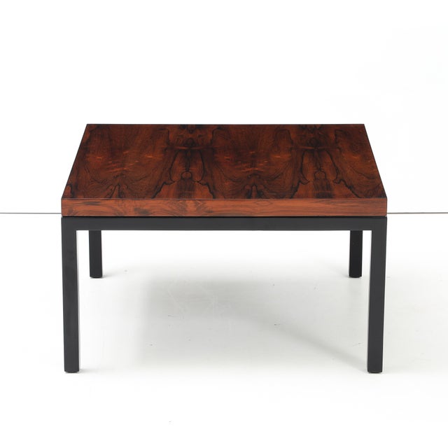 1970s Brazilian Rosewood and Lacquer Coffee Table by Knoll For Sale - Image 5 of 15