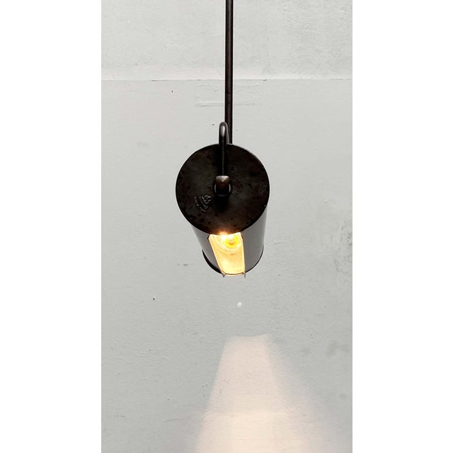 Mid-Century Modern Industrial German Ceiling Lamps from Hillebrand Leuchten, Set of 2 For Sale - Image 11 of 18