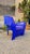 Blue Richard III Armchair in Blue Polyurethane by Philippe Starck for Baleri Italia, 1985 For Sale - Image 8 of 17