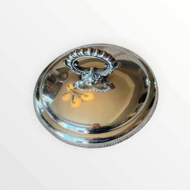Silver Mid 20th Century Wallace Ornate Silver Plate Ice Bucket With Glass Insulated Liner For Sale - Image 8 of 18