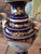 Antique Cobalt Blue Porcelain Pr Urns Attributed to Sevres For Sale - Image 14 of 17