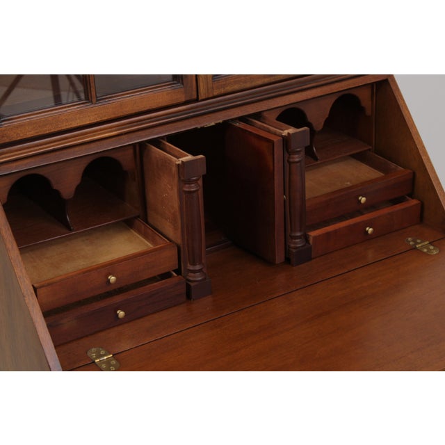 Hickory Chair Co George III Secretary Desk For Sale - Image 10 of 18