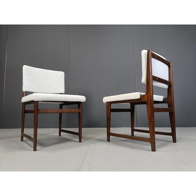 Mid-Century Scandinavian Teak Dining Chairs, 1960s, Set of 6 For Sale - Image 9 of 12