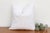 White Olifa Applique Pillow Cover For Sale - Image 8 of 8