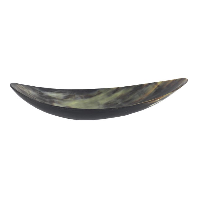 Vintage Horn Bowl, Natural Trinket Dish or Catchall For Sale