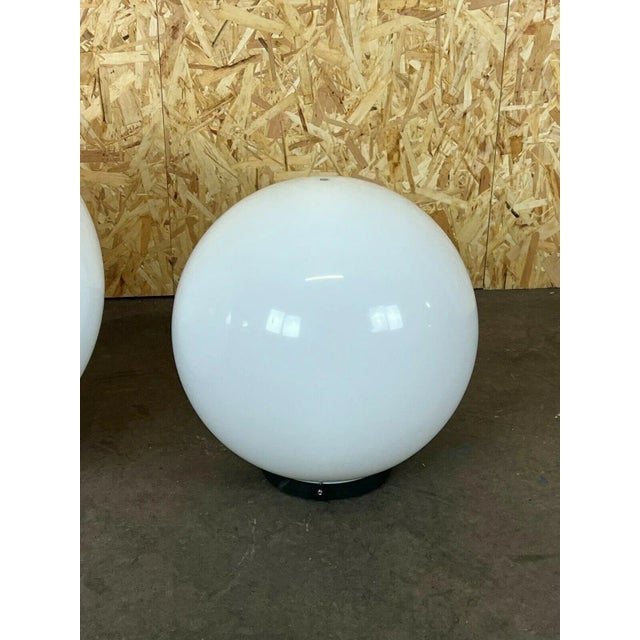 Italian Acrylic Ball Floor Lamp, 1960s, Set of 2 For Sale - Image 11 of 13