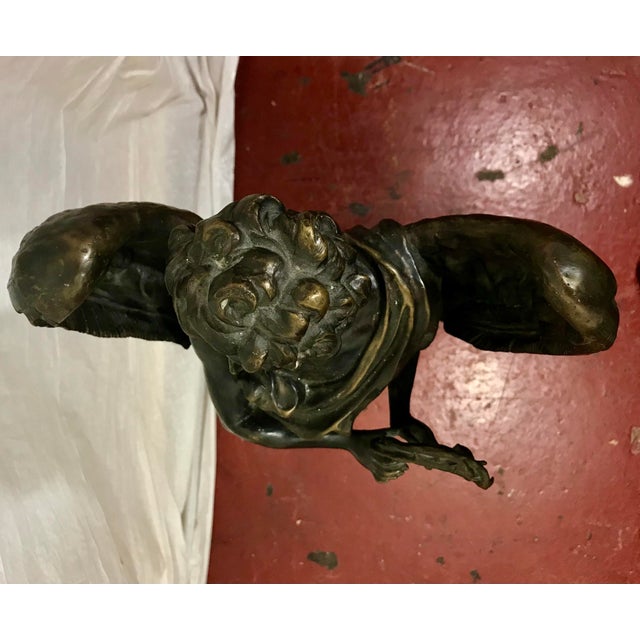1980s Bronze Angel Statue For Sale - Image 5 of 7