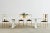 Fantastic white long courier lacquered dining table or conference table by Christian Audigier after the design by...