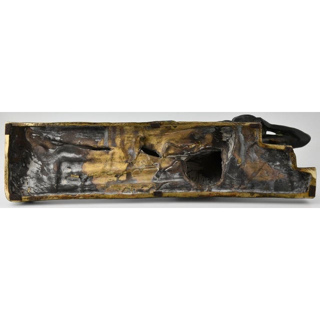 Marcel Bouraine, Art Deco Penthesilia Nude with Bow for Susse Frères, , 1925, Bronze For Sale - Image 12 of 13