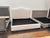 Contemporary Eastern King Size Pottery Barn Raleigh Bed Frame For Sale - Image 3 of 12