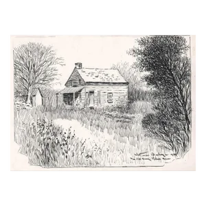 1929 Whitman Bailey Henry Palmer House Stamford Connecticut Drawing