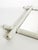 Gold White Bamboo Mirror, France, 1930s For Sale - Image 8 of 13