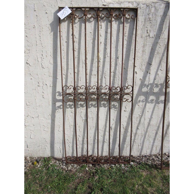 Antique Victorian Iron Door For Sale In Philadelphia - Image 6 of 7
