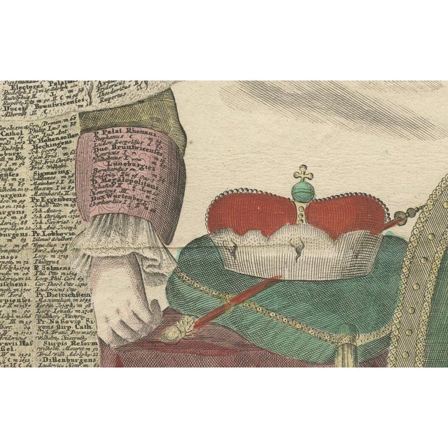 Traditional Holy Roman Empire, 1740, Paper For Sale - Image 3 of 7