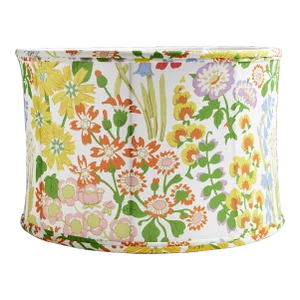 The House of Scalamandré Nymph Floral Drum Shade, Springtime