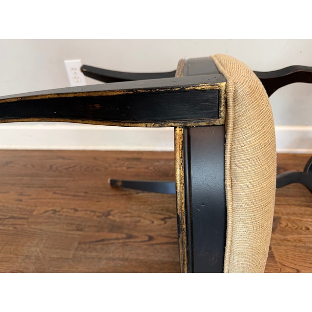 Black Century Furniture Accent Chair For Sale - Image 8 of 8
