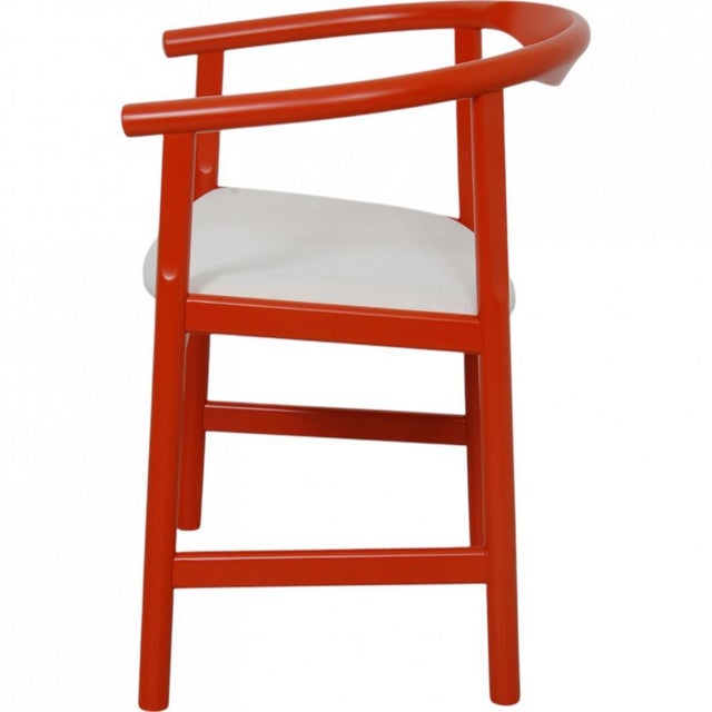 Vintage Orange PP203 Chair by Hans Wegner, 1980s For Sale - Image 4 of 10