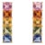 Gemstone details Gold Purity: 14K Solid Gold (stamped) Multi-sapphire: 2.90 cts 14K gold Net weight: 1.82 grams CODE: K