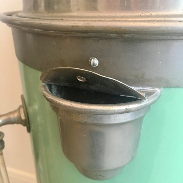 Vintage Mid-Century Jade Green Coffee Urn For Sale In Los Angeles - Image 6 of 12