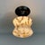Art Deco Pale Rose Marbled Opaline Glass and Burnished Flush Mount, Germany, 1930s For Sale - Image 6 of 18