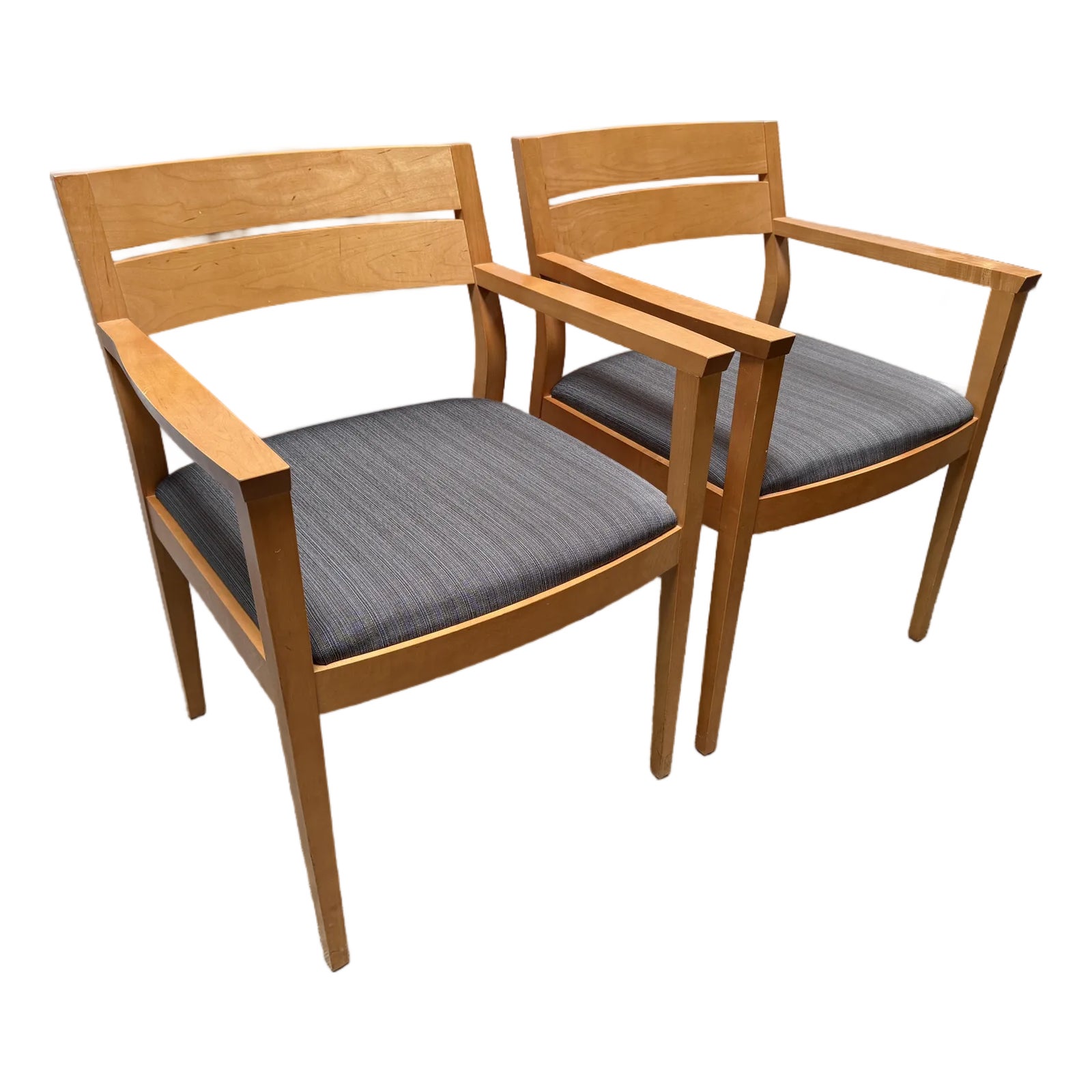 HBF Furniture Contract Grade Chairs, Pair | Chairish