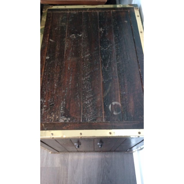 Late 20th Century Habersham Wooden Plantation Campaign Trunk For Sale - Image 14 of 14