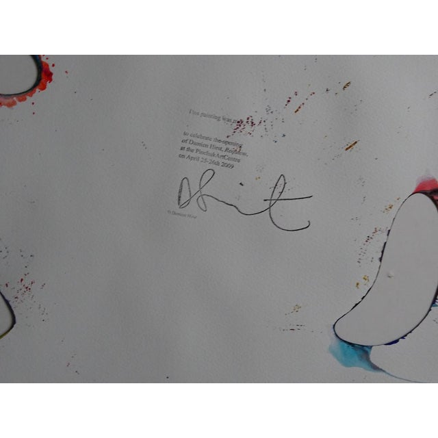Contemporary Damien Hirst, Shark Spin Painting, 2009,.Acrylic on Paper For Sale - Image 3 of 7