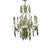 Opaline Glass Beaded Chandelier in Pastel Blue and Green Crystal Drops, 1950s For Sale - Image 15 of 15