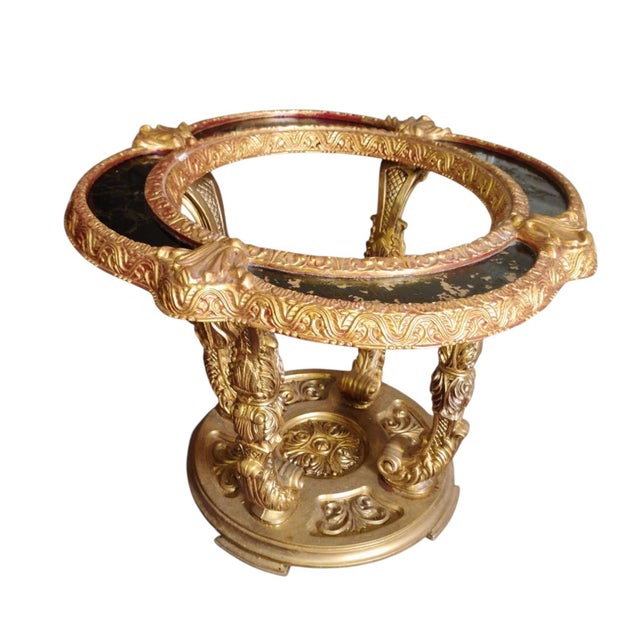 Elevate Your Living Space With This Breathtaking & Unique Baroque-Style Ornate Side Table 1940s For Sale - Image 10 of 12