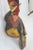 Mid 20th Century Powerful Primitive Tall African Wood Carved Polychromed Mask For Sale - Image 5 of 8