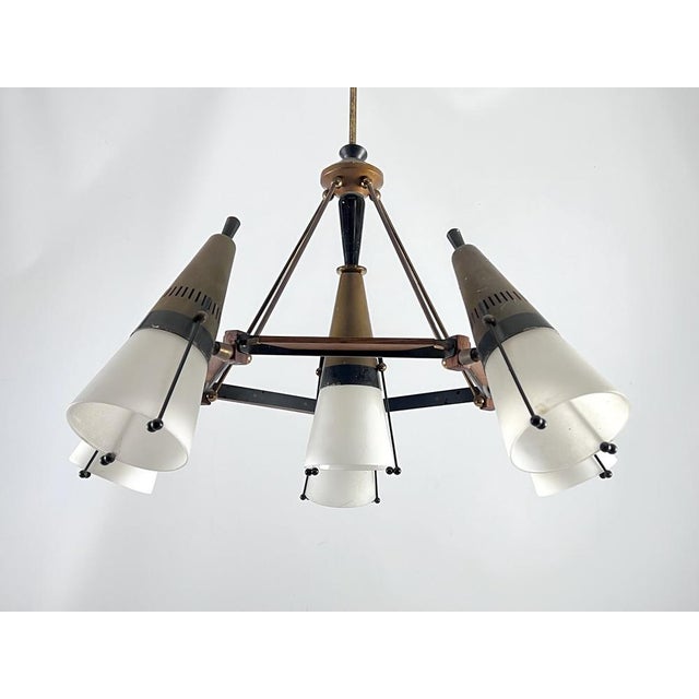 Mid-Century Modern Sputnik Chandelier by Stilnovo, Italy, 1950s For Sale - Image 17 of 18