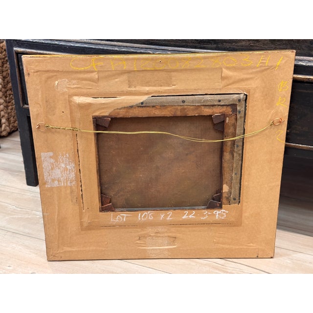 "Terriers Ratting in a Barn” Oil on Canvas by George Armfield (1808–1893) For Sale - Image 4 of 7