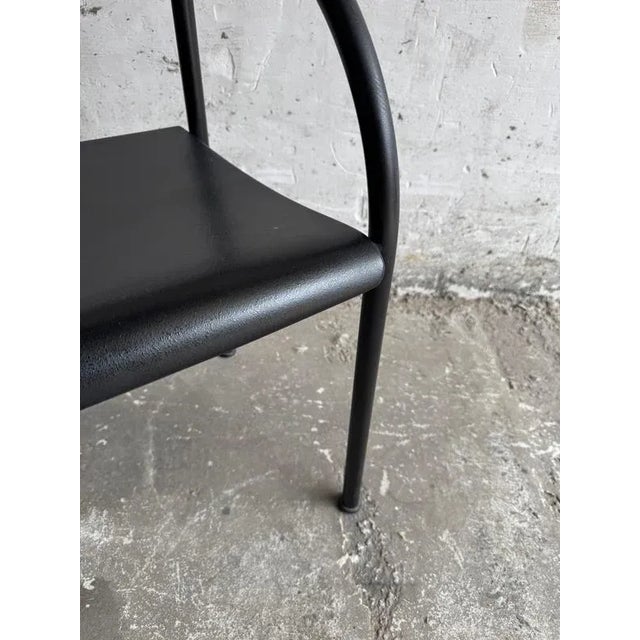 An original francesca spanish ii chair designed by philippe starck for baleri, circa 1984. This rare piece captures...