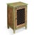 Green Green Side Cabinet with Lattice Front, 1940s For Sale - Image 8 of 8