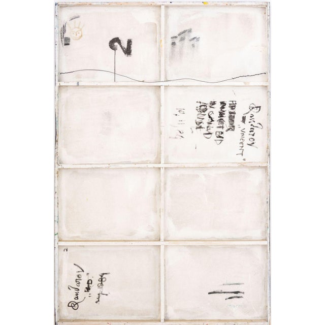 Wood 1980s Robert Dandarov "Vincent" Oil on Masonite For Sale - Image 7 of 10