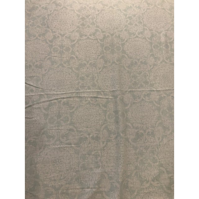 Brunschwig & Fils "Marquesas Aqua" Designer Fabric - 4 Yard Piece For Sale