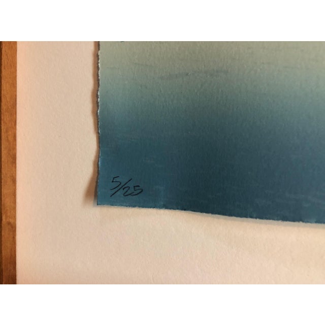 Tom Burckhardt, Color Lithograph Linocut Chine Collé "Workshop" Bright Modernist Pop Art, 2004 For Sale - Image 4 of 4