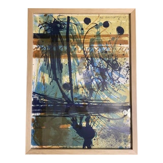 Sam Middleton (American, 1927-2015) Lithograph Signed and Framed Under Plexiglass For Sale