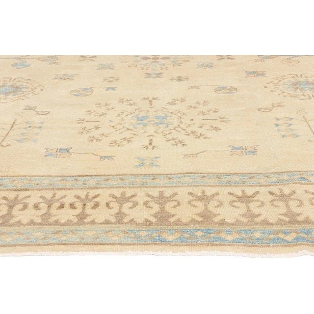 Vintage Modern Turkish Oushak Rug - 10'01 X 12'03 For Sale - Image 4 of 10