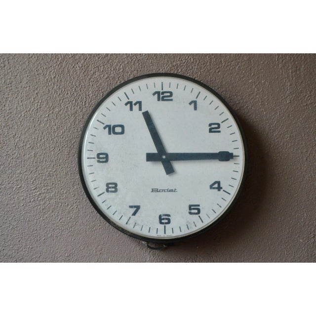Station Clock from Bodet, 1970s For Sale - Image 9 of 9